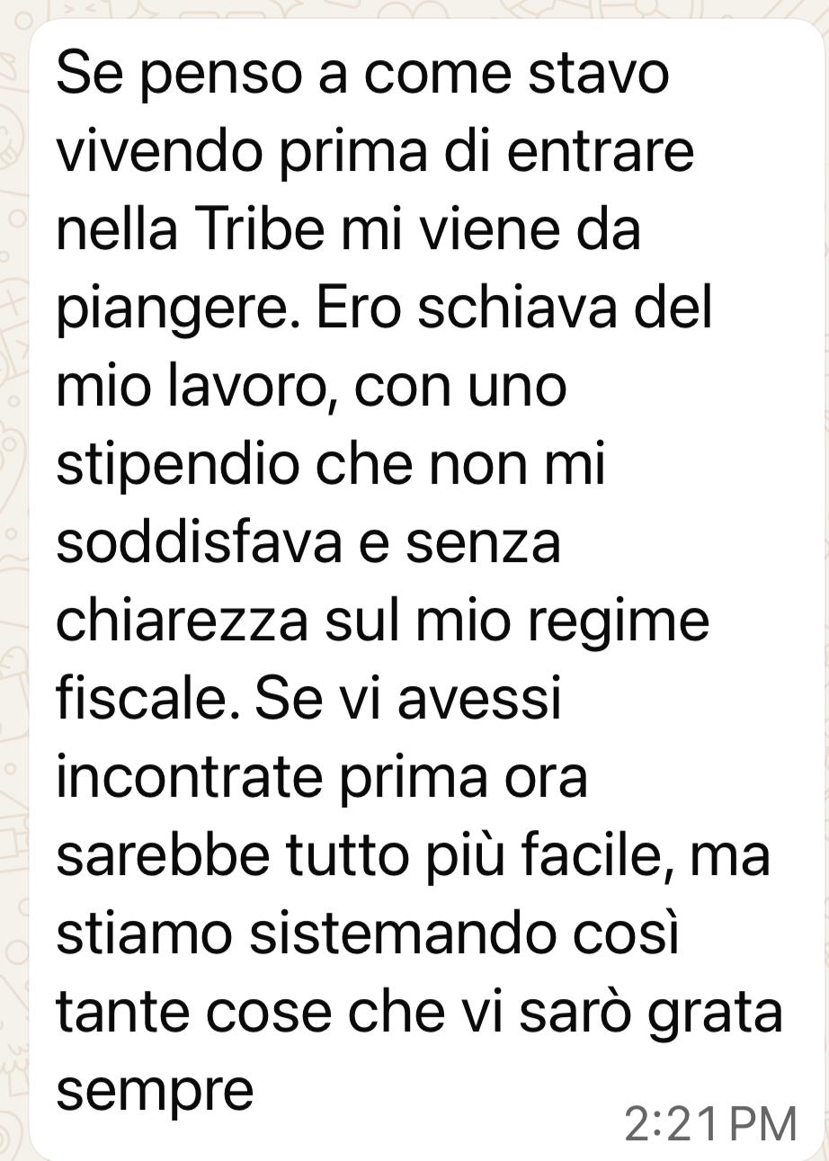 Testimonianza: da schiava del lavoro a serena, regime fiscale finalmente chiaro
